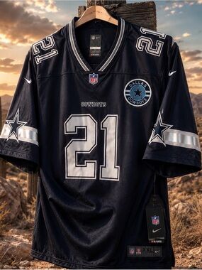 🤠 Dallas Cowboys Deion Sanders (HOF) size 2XL (52) true 2 size Nike On field Jay
